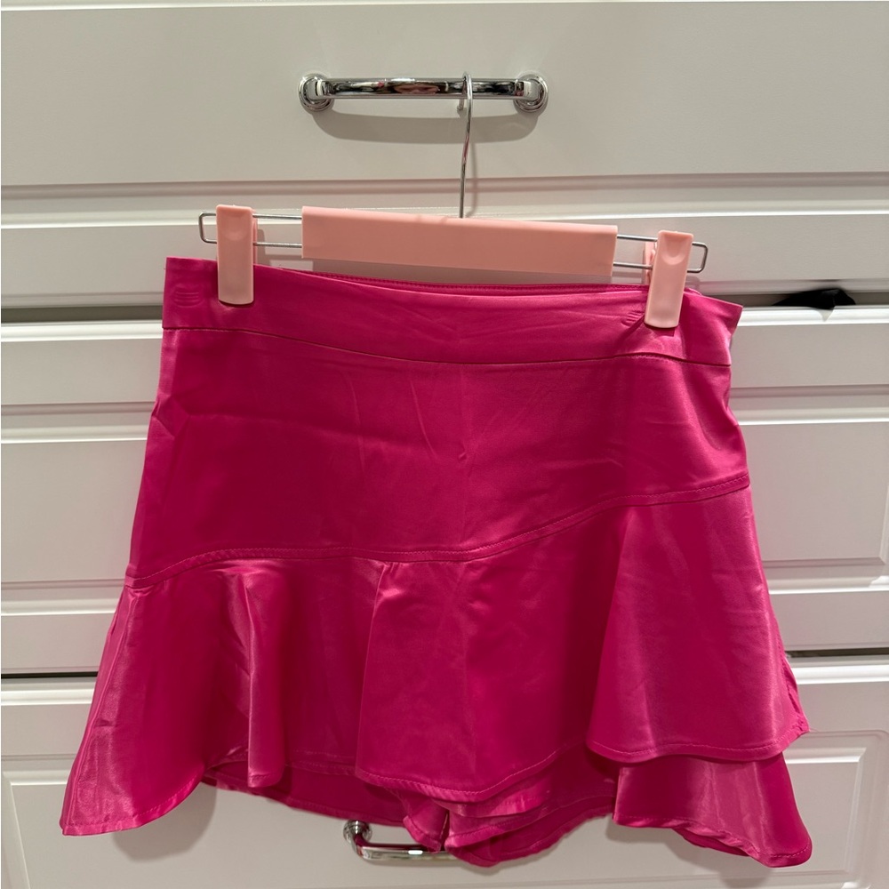 Vibrant Pink Mini Skirt